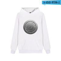 Electroneum Logo Print Hoodie Blockchain Electroneum Cotton Pullover Bitcoin Electroneum cryptocurrencies Men Winter clothes - Crypto gear and stuff