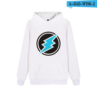 Electroneum Logo Print Hoodie Blockchain Electroneum Cotton Pullover Bitcoin Electroneum cryptocurrencies Men Winter clothes - Crypto gear and stuff