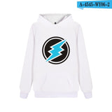 Electroneum Logo Print Hoodie Blockchain Electroneum Cotton Pullover Bitcoin Electroneum cryptocurrencies Men Winter clothes - Crypto gear and stuff
