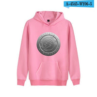 Electroneum Logo Print Hoodie Blockchain Electroneum Cotton Pullover Bitcoin Electroneum cryptocurrencies Men Winter clothes - Crypto gear and stuff