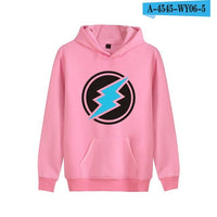 Electroneum Logo Print Hoodie Blockchain Electroneum Cotton Pullover Bitcoin Electroneum cryptocurrencies Men Winter clothes - Crypto gear and stuff