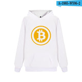 Bitcoin Hooded Hoodies Men Sweatshirt Winter Fashion Virtual Currency Logo Men Hoodies And Sweatshirt Funny Clothes - Crypto gear and stuff