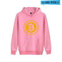 Bitcoin Hooded Hoodies Men Sweatshirt Winter Fashion Virtual Currency Logo Men Hoodies And Sweatshirt Funny Clothes - Crypto gear and stuff
