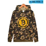 Bitcoin Hooded Hoodies Men Sweatshirt Winter Fashion Virtual Currency Logo Men Hoodies And Sweatshirt Funny Clothes - Crypto gear and stuff