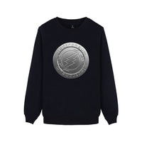 Electroneum Logo Print Sweatshirt Hoodie Blockchain Electroneum Cotton Pullover Bitcoin Electroneum cryptocurrencies clothes - Crypto gear and stuff