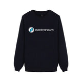 Electroneum Logo Print Sweatshirt Hoodie Blockchain Electroneum Cotton Pullover Bitcoin Electroneum cryptocurrencies clothes - Crypto gear and stuff