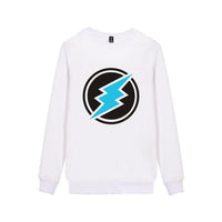 Electroneum Logo Print Sweatshirt Hoodie Blockchain Electroneum Cotton Pullover Bitcoin Electroneum cryptocurrencies clothes - Crypto gear and stuff