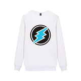 Electroneum Logo Print Sweatshirt Hoodie Blockchain Electroneum Cotton Pullover Bitcoin Electroneum cryptocurrencies clothes - Crypto gear and stuff