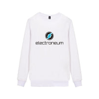 Electroneum Logo Print Sweatshirt Hoodie Blockchain Electroneum Cotton Pullover Bitcoin Electroneum cryptocurrencies clothes - Crypto gear and stuff