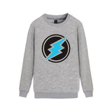 Electroneum Logo Print Sweatshirt Hoodie Blockchain Electroneum Cotton Pullover Bitcoin Electroneum cryptocurrencies clothes - Crypto gear and stuff