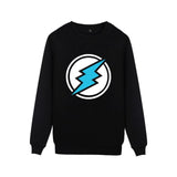 Electroneum Logo Print Sweatshirt Hoodie Blockchain Electroneum Cotton Pullover Bitcoin Electroneum cryptocurrencies clothes - Crypto gear and stuff