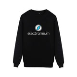 Electroneum Logo Print Sweatshirt Hoodie Blockchain Electroneum Cotton Pullover Bitcoin Electroneum cryptocurrencies clothes - Crypto gear and stuff