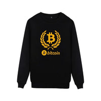 Digital currency Bitcoin Logo Mens Sweatshirt Pullover Hoodie Prevailing bitcoin logo New Arrived Funny Capless Clothes 4XL - Crypto gear and stuff