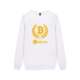 Digital currency Bitcoin Logo Mens Sweatshirt Pullover Hoodie Prevailing bitcoin logo New Arrived Funny Capless Clothes 4XL - Crypto gear and stuff