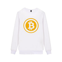 Digital currency Bitcoin Logo Mens Sweatshirt Pullover Hoodie Prevailing bitcoin logo New Arrived Funny Capless Clothes 4XL - Crypto gear and stuff