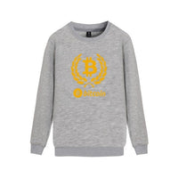 Digital currency Bitcoin Logo Mens Sweatshirt Pullover Hoodie Prevailing bitcoin logo New Arrived Funny Capless Clothes 4XL - Crypto gear and stuff