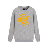 Digital currency Bitcoin Logo Mens Sweatshirt Pullover Hoodie Prevailing bitcoin logo New Arrived Funny Capless Clothes 4XL - Crypto gear and stuff