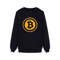 Digital currency Bitcoin Logo Mens Sweatshirt Pullover Hoodie Prevailing bitcoin logo New Arrived Funny Capless Clothes 4XL - Crypto gear and stuff
