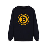 Digital currency Bitcoin Logo Mens Sweatshirt Pullover Hoodie Prevailing bitcoin logo New Arrived Funny Capless Clothes 4XL - Crypto gear and stuff