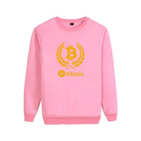 Digital currency Bitcoin Logo Mens Sweatshirt Pullover Hoodie Prevailing bitcoin logo New Arrived Funny Capless Clothes 4XL - Crypto gear and stuff