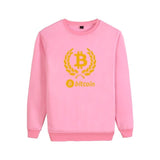 Digital currency Bitcoin Logo Mens Sweatshirt Pullover Hoodie Prevailing bitcoin logo New Arrived Funny Capless Clothes 4XL - Crypto gear and stuff