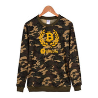 Digital currency Bitcoin Logo Mens Sweatshirt Pullover Hoodie Prevailing bitcoin logo New Arrived Funny Capless Clothes 4XL - Crypto gear and stuff
