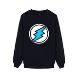 Electroneum Logo Print Sweatshirt Hoodie Blockchain Cotton Pullover Bitcoin Electroneum cryptocurrencies clothes - Crypto gear and stuff