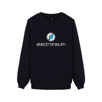 Electroneum Logo Print Sweatshirt Hoodie Blockchain Cotton Pullover Bitcoin Electroneum cryptocurrencies clothes - Crypto gear and stuff