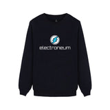 Electroneum Logo Print Sweatshirt Hoodie Blockchain Cotton Pullover Bitcoin Electroneum cryptocurrencies clothes - Crypto gear and stuff