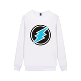 Electroneum Logo Print Sweatshirt Hoodie Blockchain Cotton Pullover Bitcoin Electroneum cryptocurrencies clothes - Crypto gear and stuff