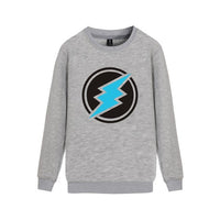 Electroneum Logo Print Sweatshirt Hoodie Blockchain Cotton Pullover Bitcoin Electroneum cryptocurrencies clothes - Crypto gear and stuff