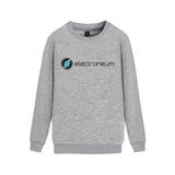 Electroneum Logo Print Sweatshirt Hoodie Blockchain Cotton Pullover Bitcoin Electroneum cryptocurrencies clothes - Crypto gear and stuff