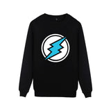 Electroneum Logo Print Sweatshirt Hoodie Blockchain Cotton Pullover Bitcoin Electroneum cryptocurrencies clothes - Crypto gear and stuff