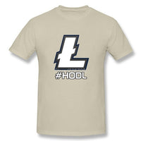 Litecoin T Shirt Custom Short Sleeve Clothes 2018 Hot Street Wear HODL - Crypto gear and stuff