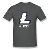 Litecoin T Shirt Custom Short Sleeve Clothes 2018 Hot Street Wear HODL - Crypto gear and stuff
