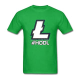 Litecoin T Shirt Custom Short Sleeve Clothes 2018 Hot Street Wear HODL - Crypto gear and stuff