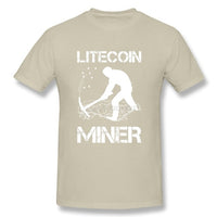 Litecoin miner t shirt HODL your mining - Crypto gear and stuff