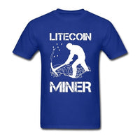 Litecoin miner t shirt HODL your mining - Crypto gear and stuff