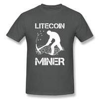 Litecoin miner t shirt HODL your mining - Crypto gear and stuff