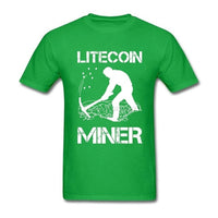 Litecoin miner t shirt HODL your mining - Crypto gear and stuff