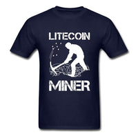 Litecoin miner t shirt HODL your mining - Crypto gear and stuff