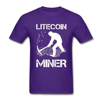 Litecoin miner t shirt HODL your mining - Crypto gear and stuff