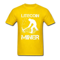 Litecoin miner t shirt HODL your mining - Crypto gear and stuff