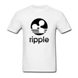 Ripple XRP CryptoCurrency T Shirt Custom Short Sleeve Brand Clothing Fashion Lovers Plus Size Cotton  Funny T Shirts - Crypto gear and stuff