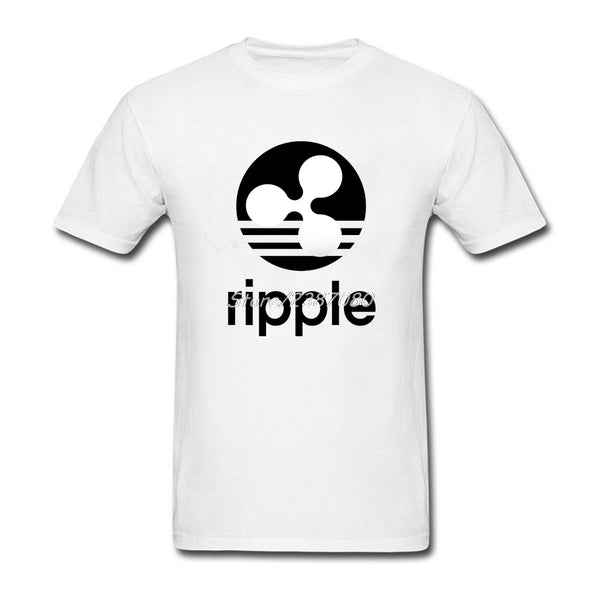 Ripple XRP CryptoCurrency T Shirt Custom Short Sleeve Brand Clothing Fashion Lovers Plus Size Cotton  Funny T Shirts - Crypto gear and stuff