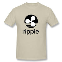 Ripple XRP CryptoCurrency T Shirt Custom Short Sleeve Brand Clothing Fashion Lovers Plus Size Cotton  Funny T Shirts - Crypto gear and stuff