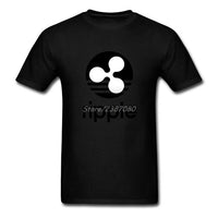 Ripple XRP CryptoCurrency T Shirt Custom Short Sleeve Brand Clothing Fashion Lovers Plus Size Cotton  Funny T Shirts - Crypto gear and stuff
