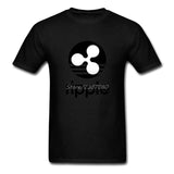 Ripple XRP CryptoCurrency T Shirt Custom Short Sleeve Brand Clothing Fashion Lovers Plus Size Cotton  Funny T Shirts - Crypto gear and stuff