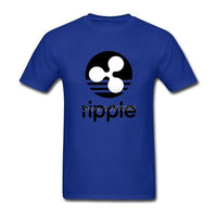 Ripple XRP CryptoCurrency T Shirt Custom Short Sleeve Brand Clothing Fashion Lovers Plus Size Cotton  Funny T Shirts - Crypto gear and stuff