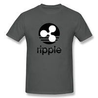 Ripple XRP CryptoCurrency T Shirt Custom Short Sleeve Brand Clothing Fashion Lovers Plus Size Cotton  Funny T Shirts - Crypto gear and stuff
